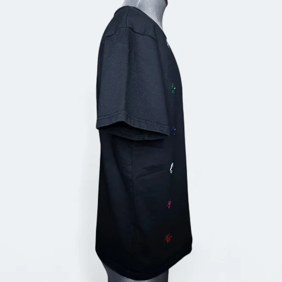 Dior | Embroidered Bee Tee | Multicolor | Sprawling Logo | Hedi Slimane | Mens - Picture 9 of 15